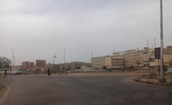 حديقة درة النيل أمام مبنى محافظة أسوان