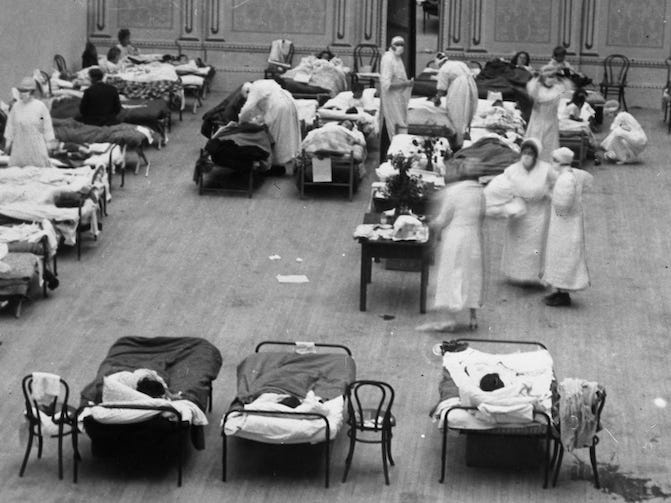 الانفلونزا الاسبانية