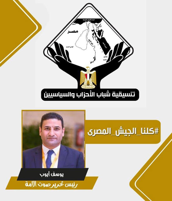 تنسيقية شباب الأحزاب تطلق حملة بعنوان كلنا الجيش المصرى (7)