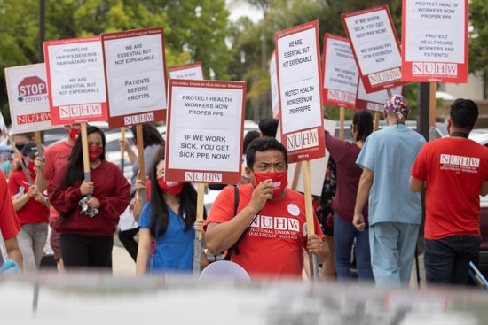 الاحتجاجات ضد نقص الرعاية الطبية ليست أول مرة في كاليفورينا