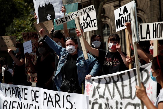 مظاهرات ضد وزير الداخلية الفرنسى