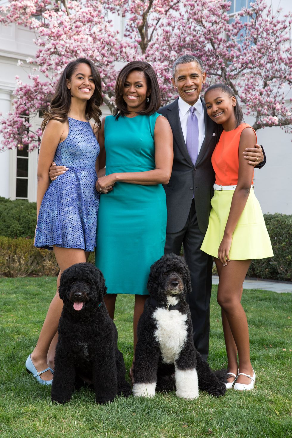 عائلة الرئيس الأمريكي السابق أوباما