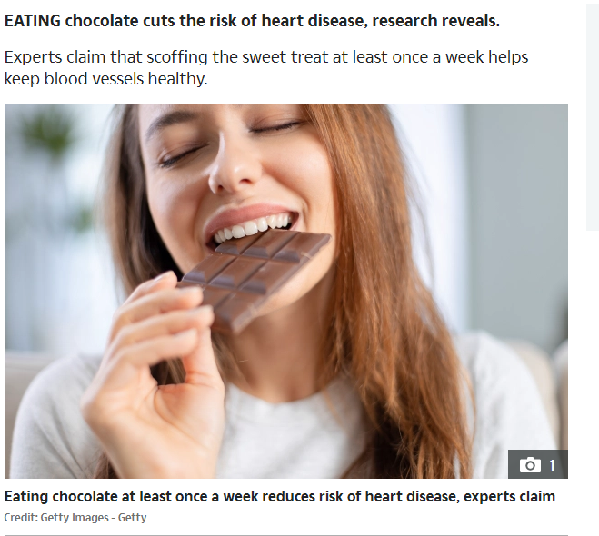 الشيكولاتة مفيدة للقلب