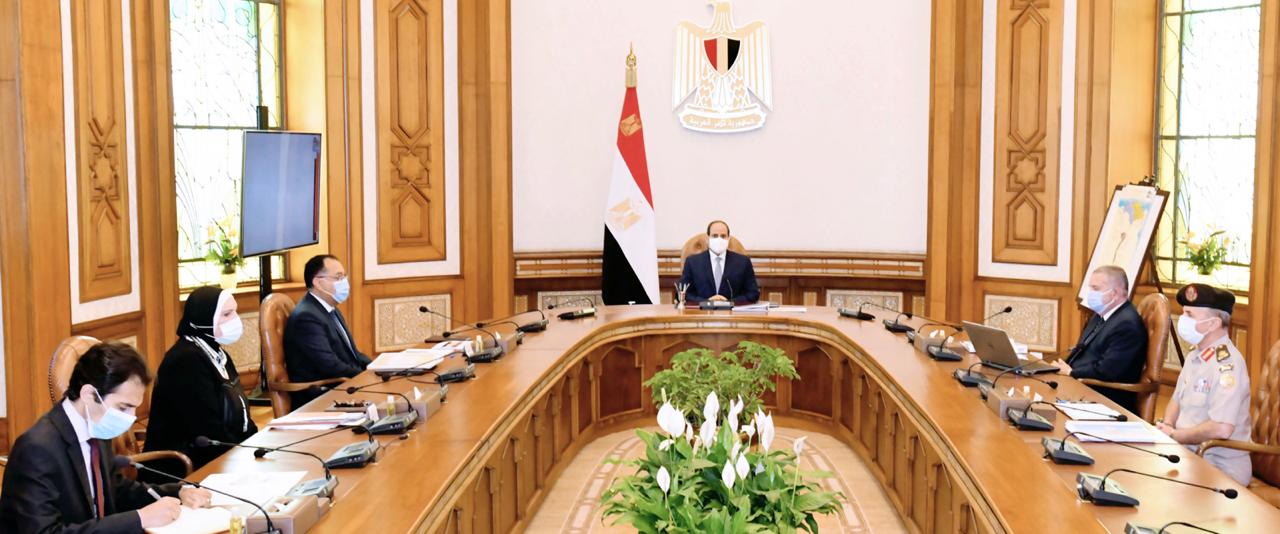 اجتماع الرئيس السيسى مع عدد من وزراء الحكومة