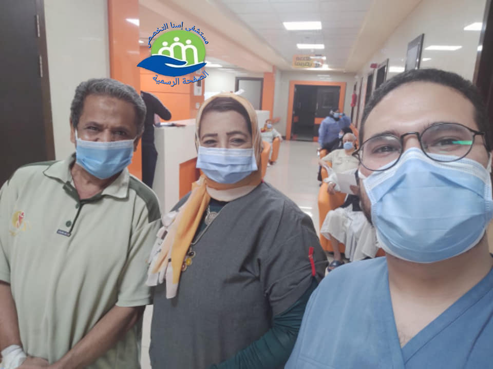مستشفى إسنا تعلن خروج آخر حالة شفاء من كورونا وغلق الأقسام الداخلية (6)