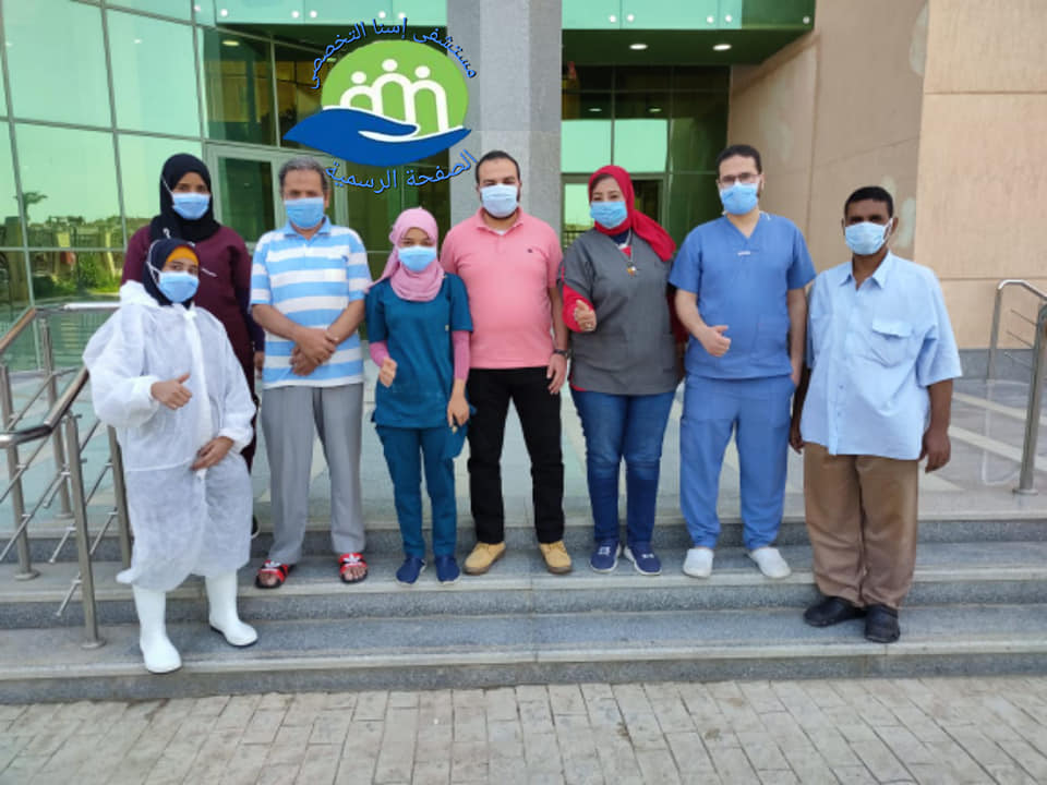 مستشفى إسنا تعلن خروج آخر حالة شفاء من كورونا وغلق الأقسام الداخلية (5)