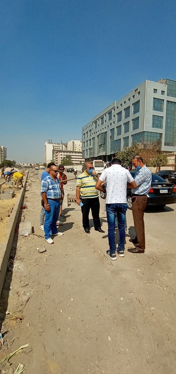 أعمال تطوير شوارع مدينة نصر (2)