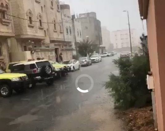امطار على مدينة الليث جنوب مكه