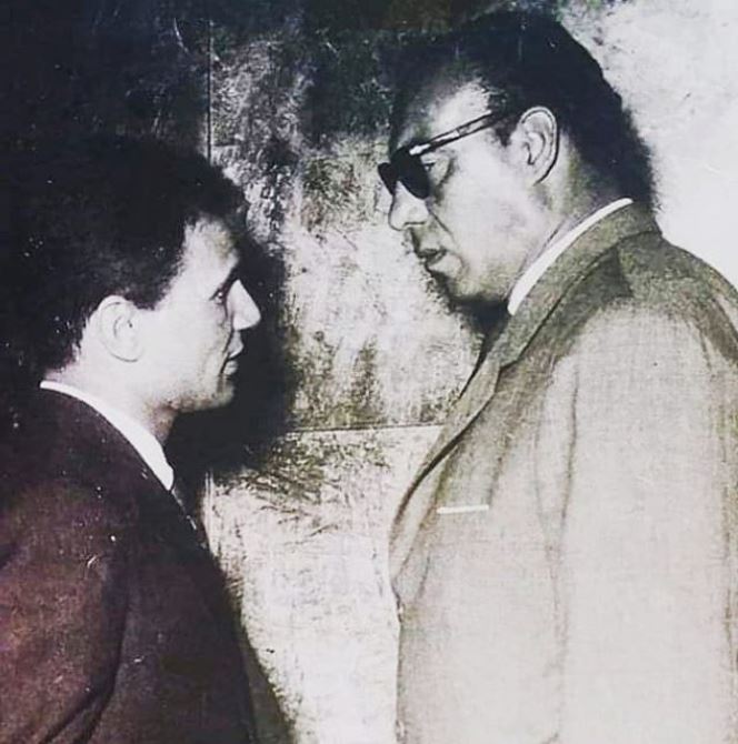 عبد الحليم حافظ مع فريد شوقي