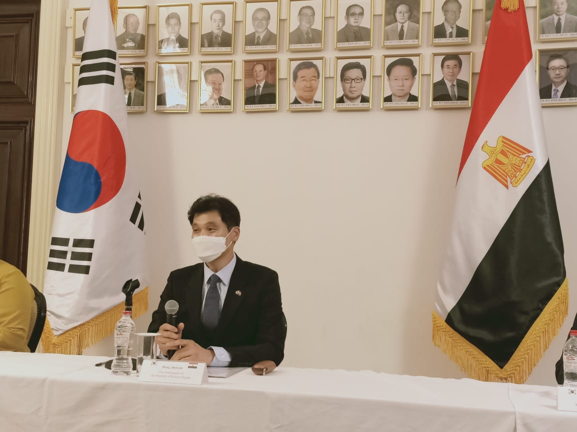 هونج جين ووك سفير كوريا الجنوبية فى مصر