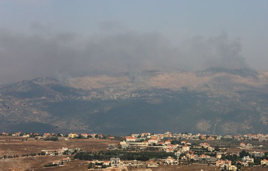 الشريط الحدودى بين اسرائيل و لبنان