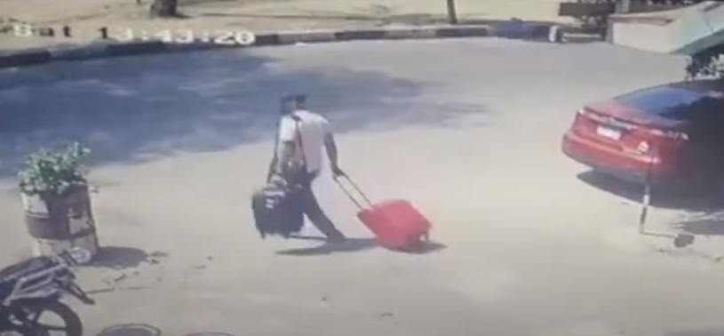 كاميرا المراقبة ترصد اللص