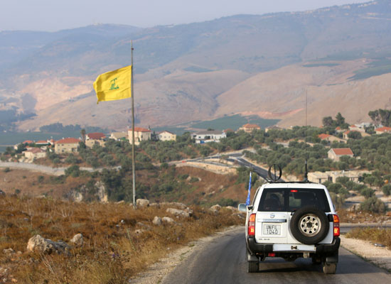 قوات حفظ السلام على الحدود اللبنانية الإسرائيلية