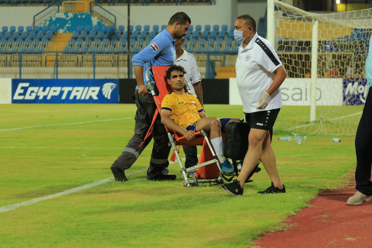 اصابة احمد مدبولى