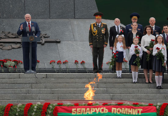 الرئيس البيلاروسى يلقى خطابا