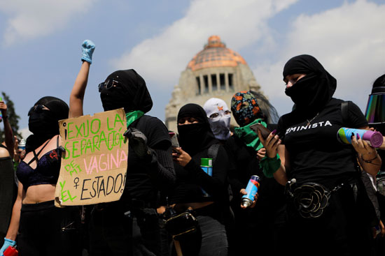مظاهرات نسائية فى المكسيك