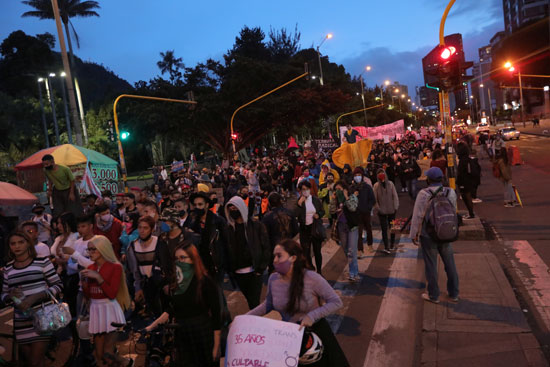 مسيرة ضد قتل المثليين فى كولومبيا