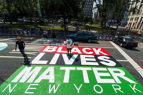 حياة السود مهمة فى شوارع نيويورك