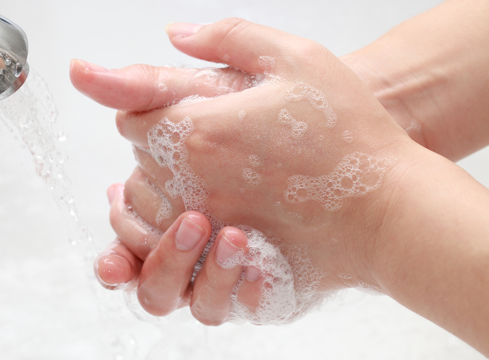 soap-on-hands