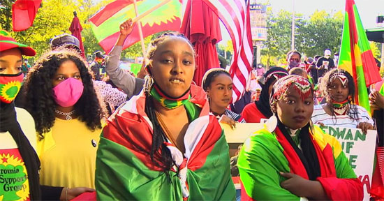 مئات الإثيوبيين فى أمريكا يتظاهرون (1)
