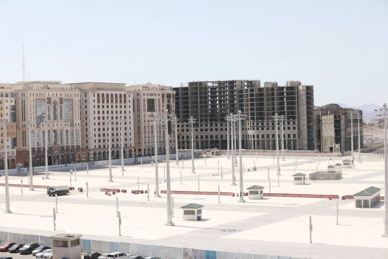 جانب من توسعات المسجد النبوى جانب من توسعات المسجد النبوى