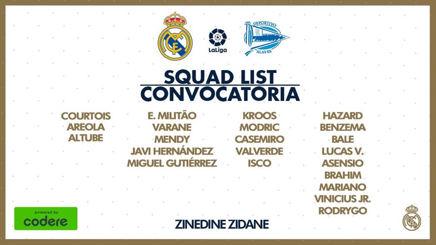 قائمة ريال مدريد