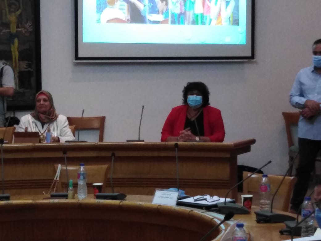 حضور وزيرة الثقافة ندوة التنمر بالأعلى للثقافة (3)