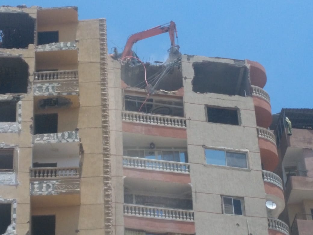 محافظة الجيزة تزيل 36 حالة بناء مخالف حتى سطح الأرض (2)
