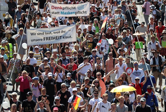 احتجاجات معارضة لسياسة الحكومة الالمانية