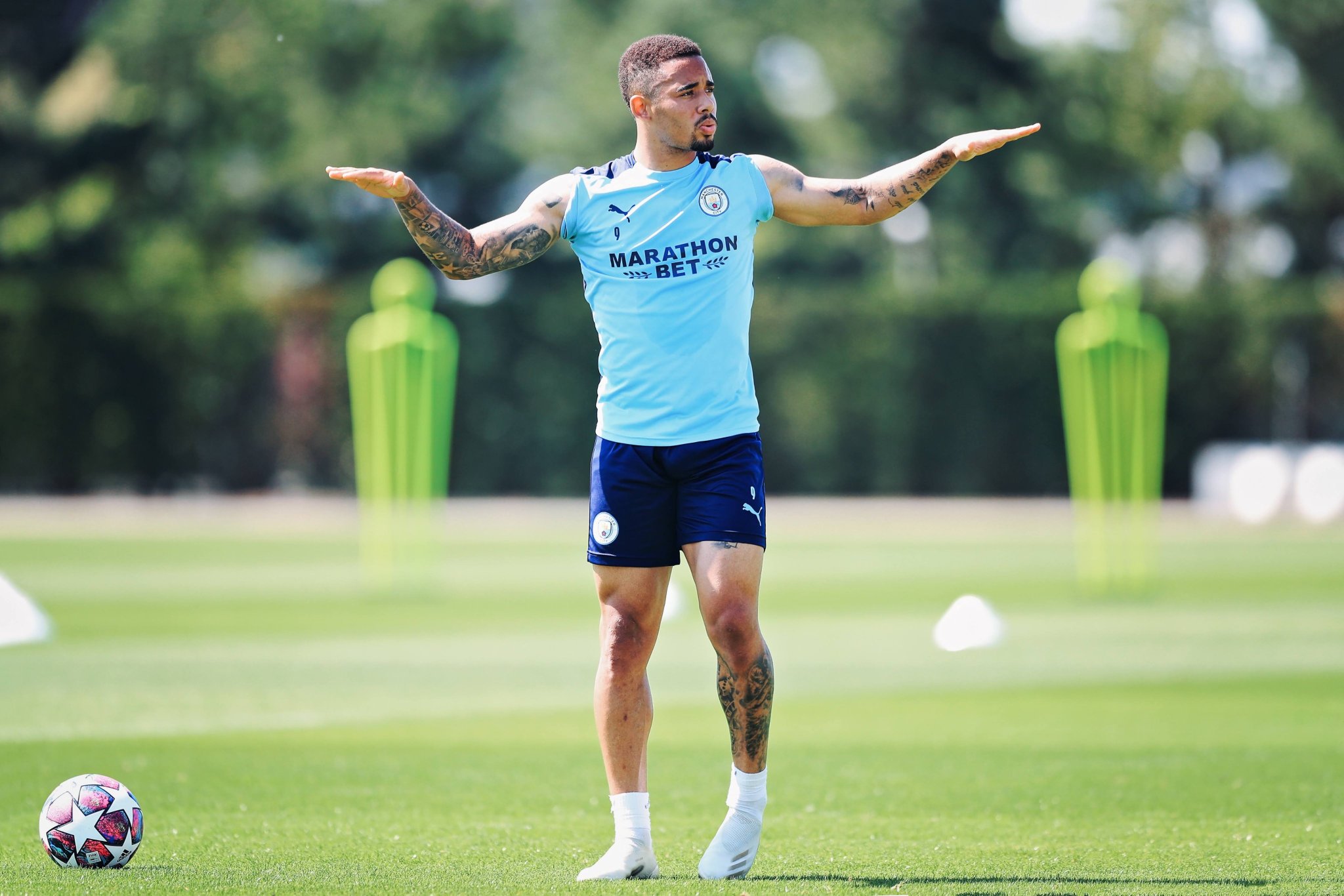 من تدريبات الفريق