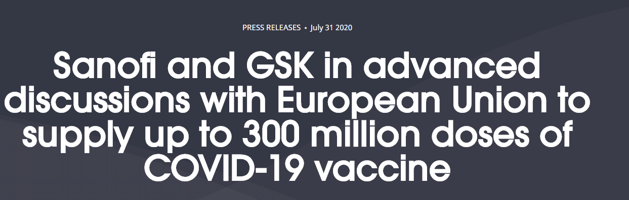 مفاوضات الاتحاد الاوروبى مع شركة سانوفى