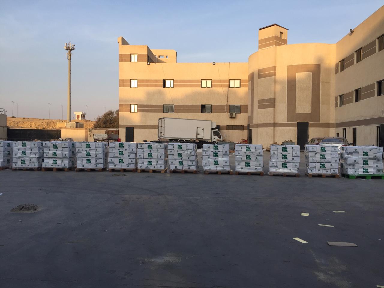 ٥ آلاف كرتونة  مواد غذائية مساعدات للشعب اللبناني    (3)
