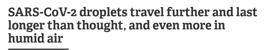 انتشار كورونا حتى فى الهواء الرطب انتشار كورونا حتى فى الهواء الرطب