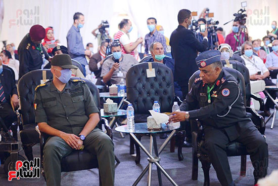 ليبيا تحتفل بذكرى تأسيس الجيش فى قلب القاهرة (45)