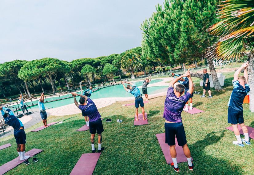 جانب من التدريبات