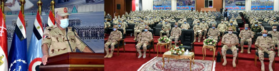 الفريق محمد فريد يتفقد العملية التعليمية لطلبة معهد ضباط الصف المعلمين (3)