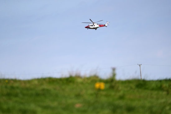 طائرات تحلق بموقع الحادث طائرات تحلق بموقع الحادث