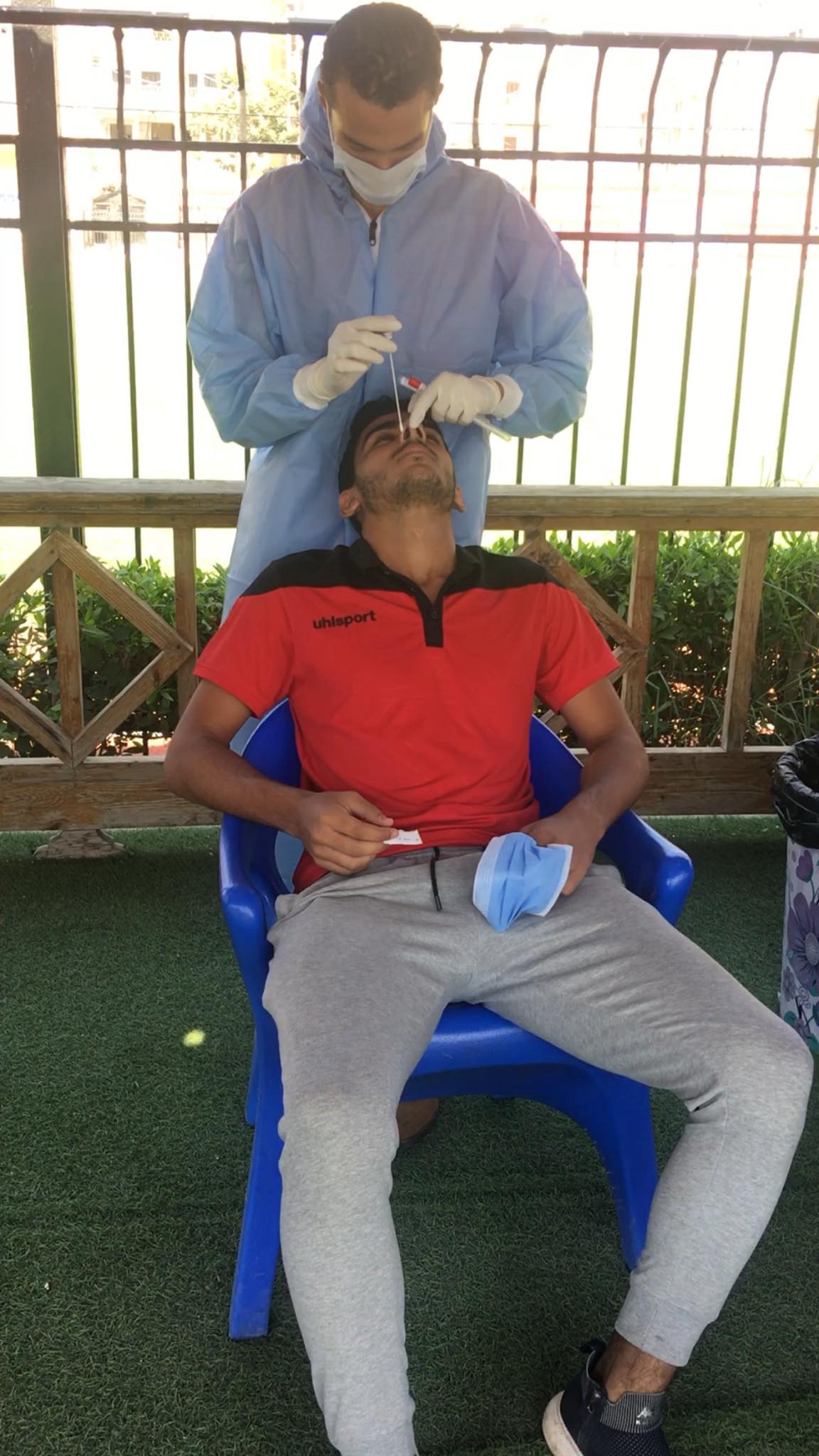 لاعبو الجمهورية والجهاز الفني (1)