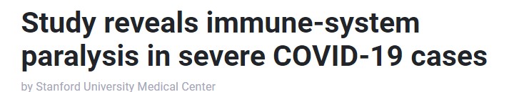 كيف يسبب فيروس كورونا الشلل جهاز المناعة 