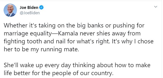 جو بايدن على تويتر