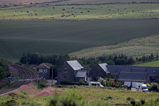 موقع حادث قطار اسكتلندا موقع حادث قطار اسكتلندا
