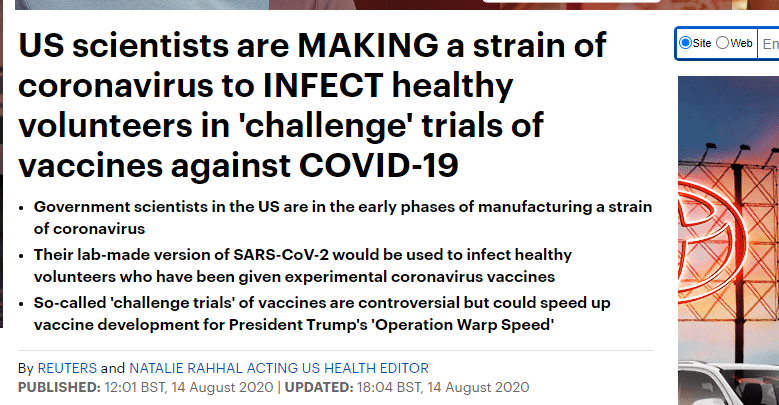 تجربة التحدى البشرى