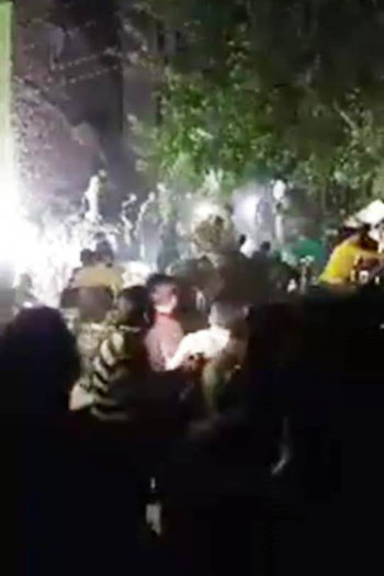 انهيار منزل في المنوفية (1)