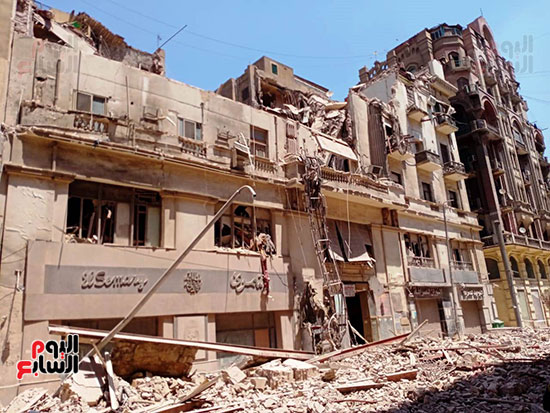 عقار قصر النيل المنهار (7)