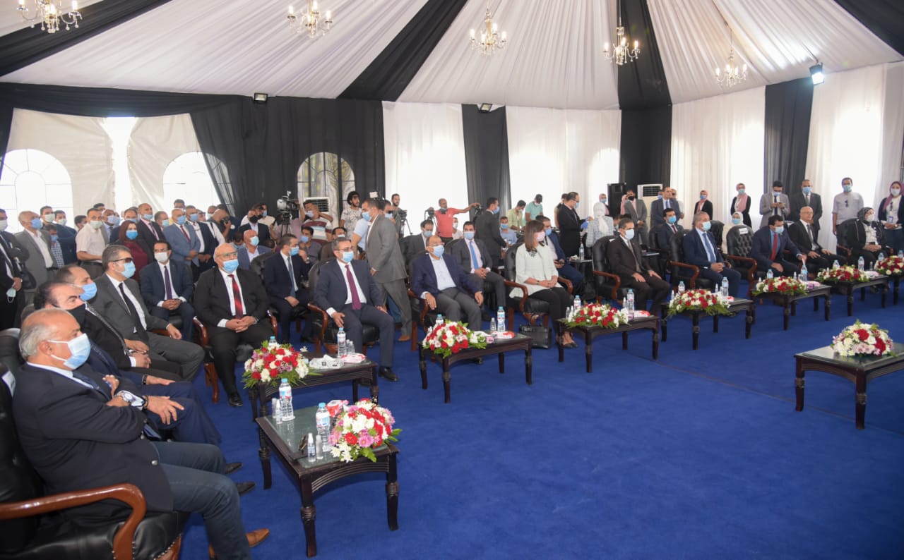 وزراء التموين الهجرة والتنمية المحلية والشباب والرياضة يشاركون في مؤتمر محافظة الغربية  (6)