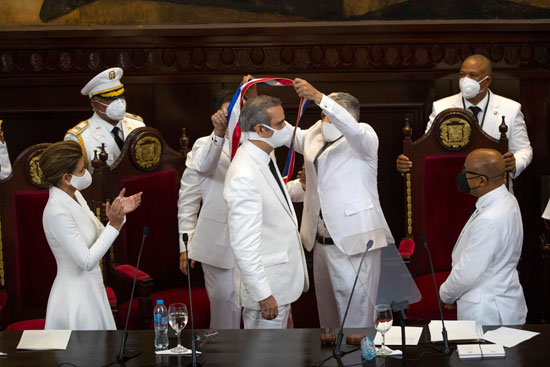 مراسم تنصيب رئيس الدومنيكان الجديد