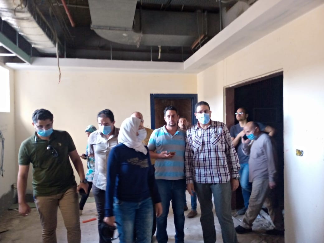 متابعة مستشفى القناطر الخيرية المركزى الجديدة