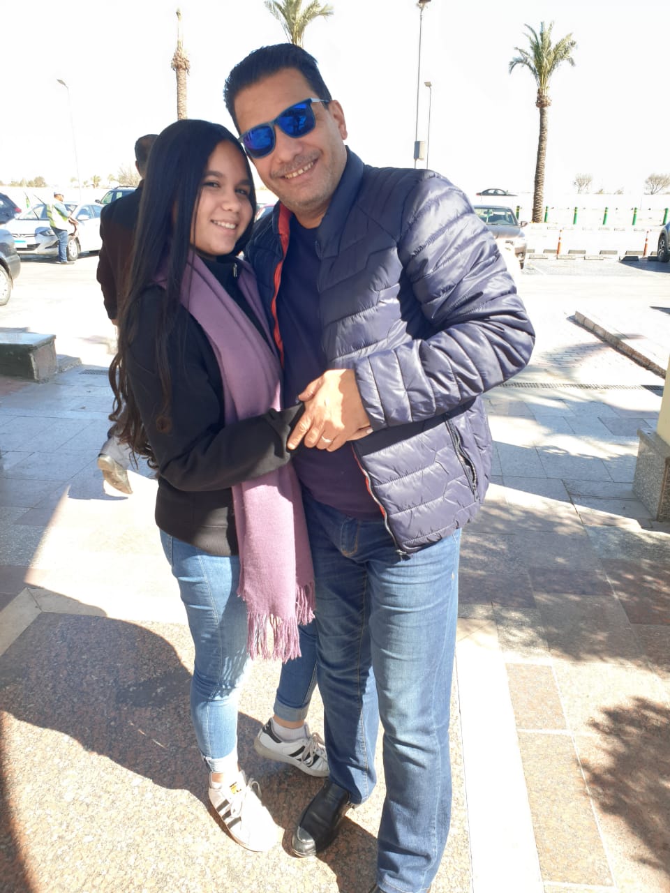 حبيبة ووالدها حبيبة ووالدها