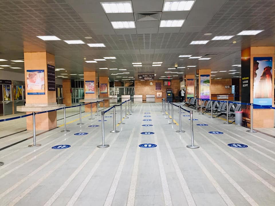 شاهد التجهيزات النهائية داخل مطار الأقصر قبل عودة السياحة مطلع سبتمبر  (1)