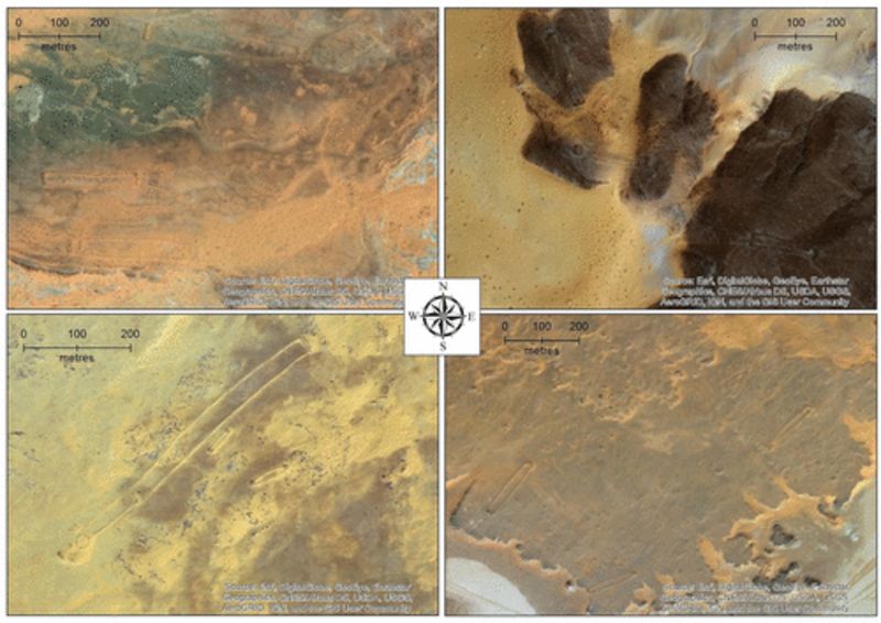 صحراء النفود بتصوير الأقمار الصناعية